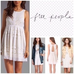 Free People | White Lace Rocco Dress